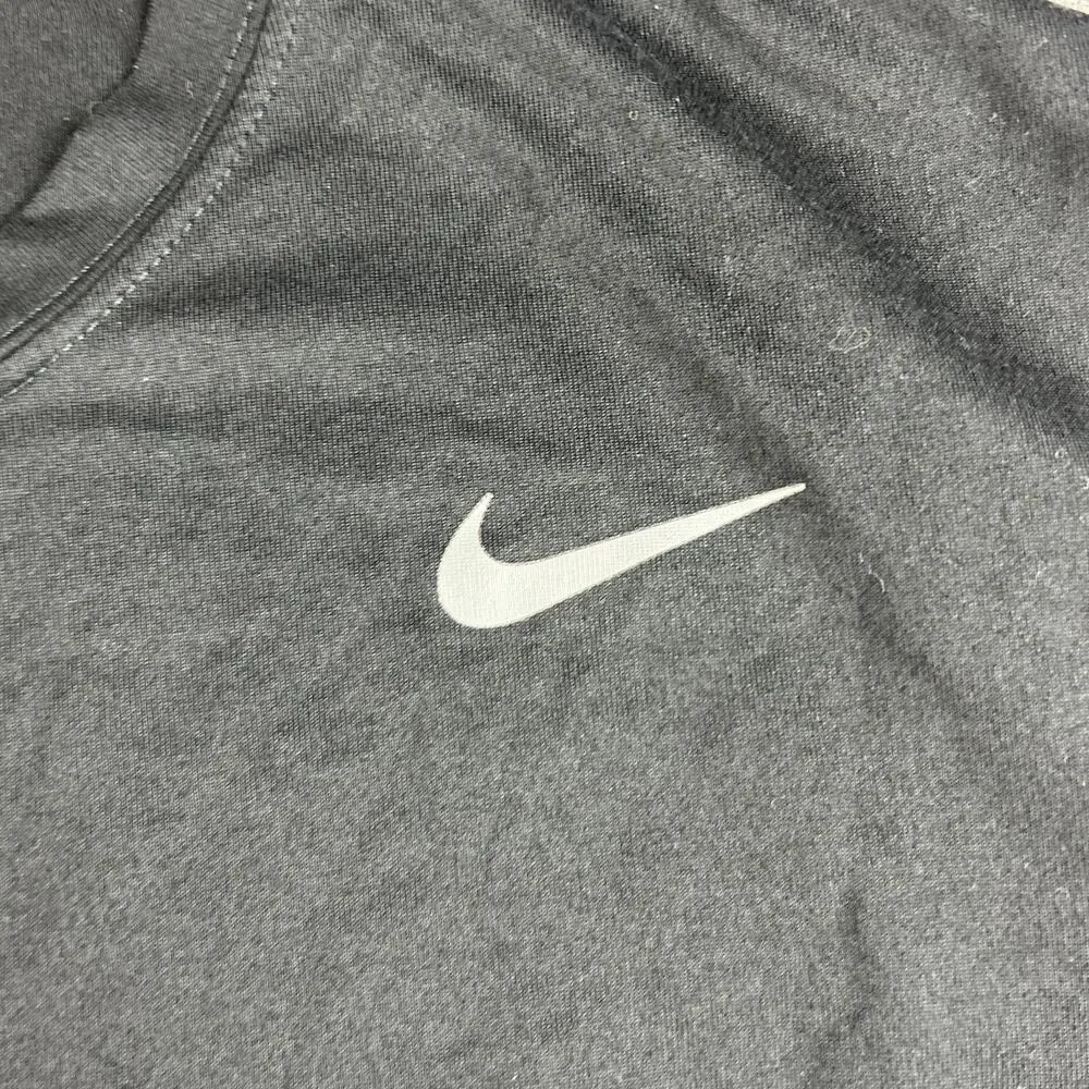 Aronimink Nike Dri-FIT Tee Large Black Men's Athletic Cut Long Sleeve